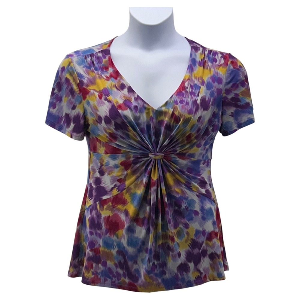 Twisted Blouse Purple Medium‎